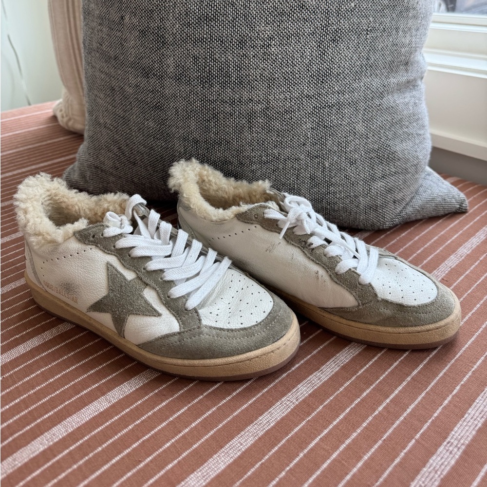 Golden Goose BallStar Shearling Sneaker